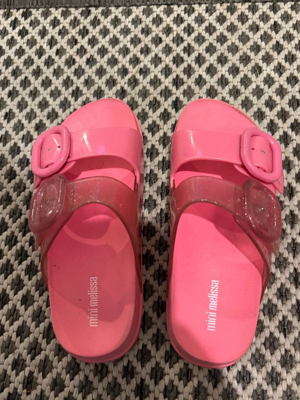 Mini Melissa slides, size 11 little girls